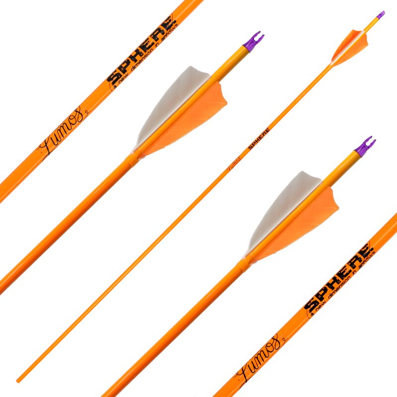 SPHERE Lumos 6.2 - Carbon - Naturfedern - Komplettpfeil