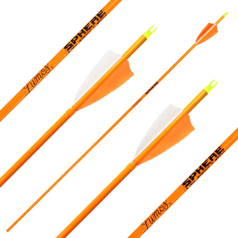 SPHERE Lumos 4.2 - Carbon - Naturfedern - Komplettpfeil