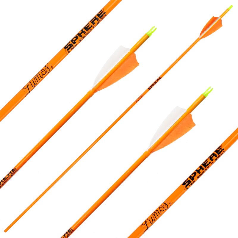 SPHERE Lumos 4.2 - Carbon - Naturfedern - Komplettpfeil