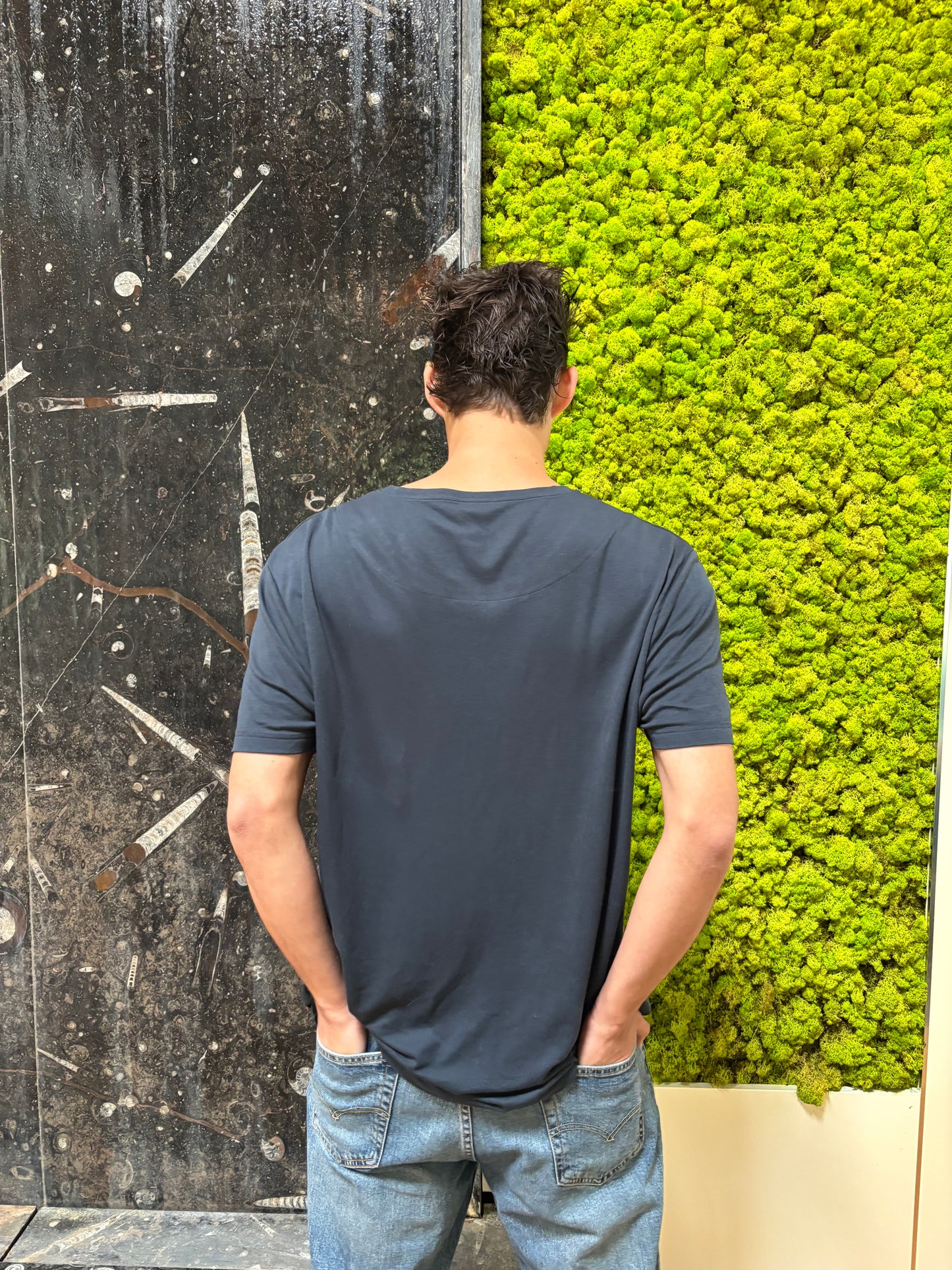 Wood Fashion Herren Rundhals-Shirt