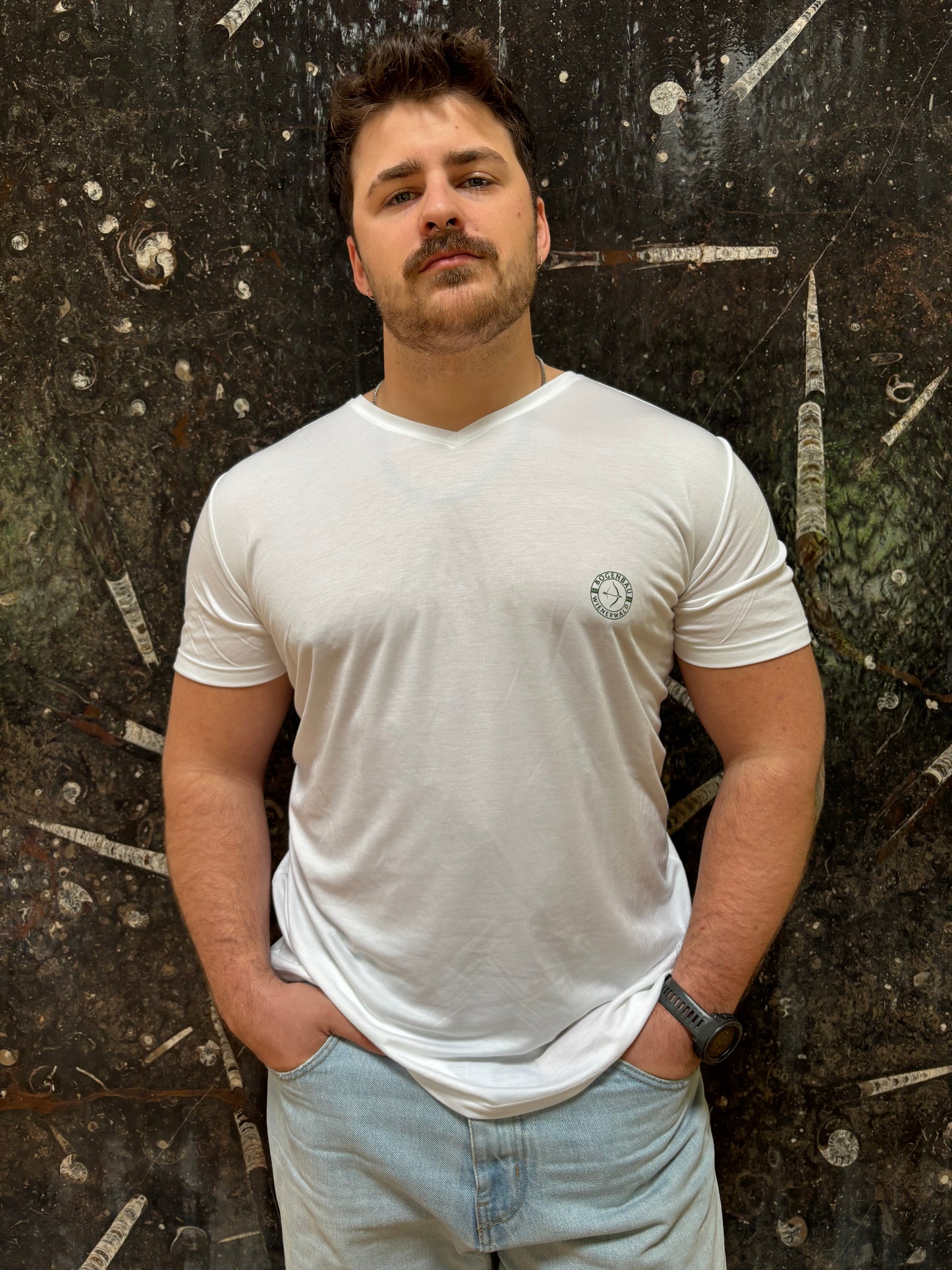 Wood Fashion Herren V-Shirt