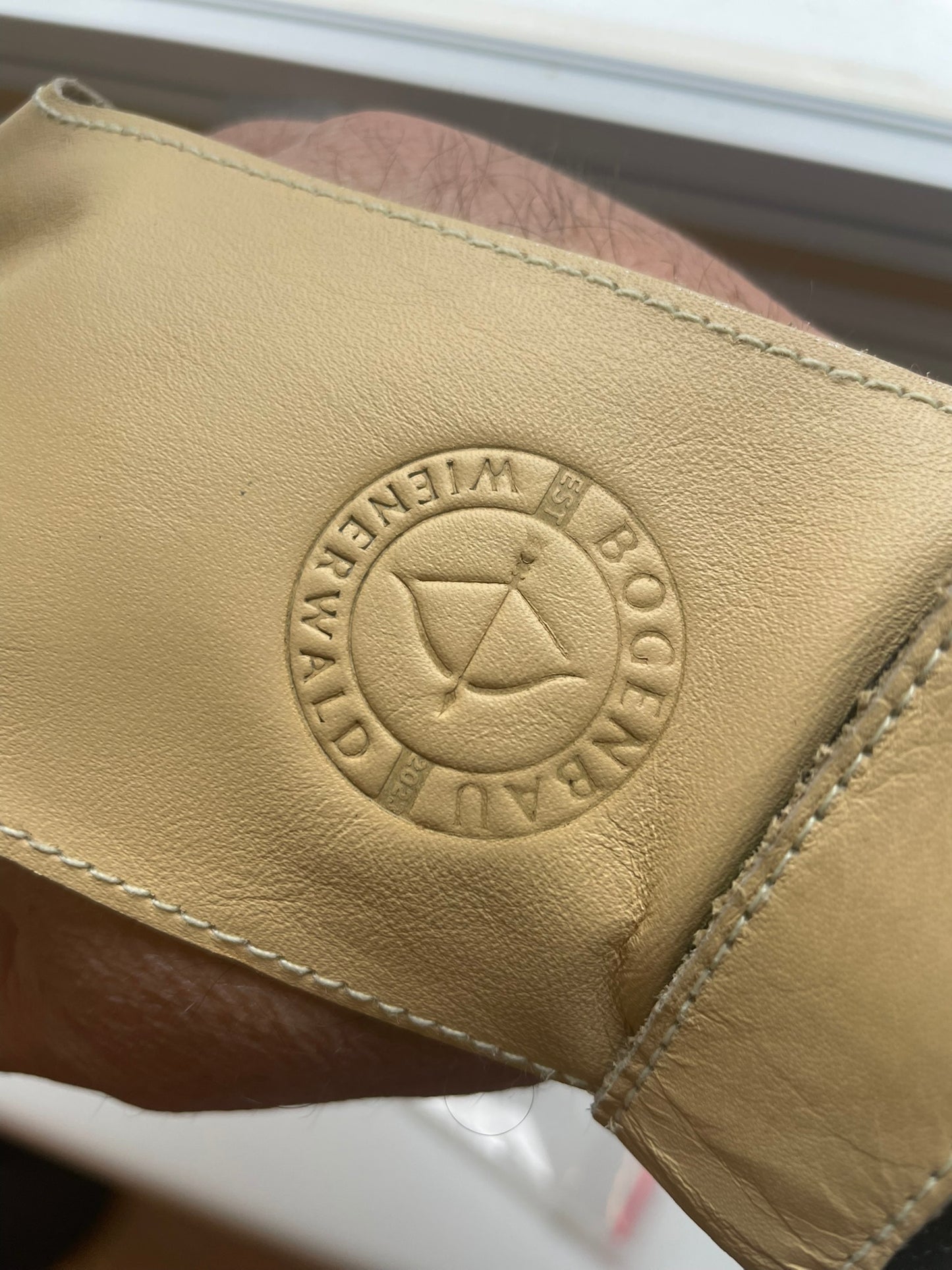 Schießhandschuh aus feinem Känguruleder