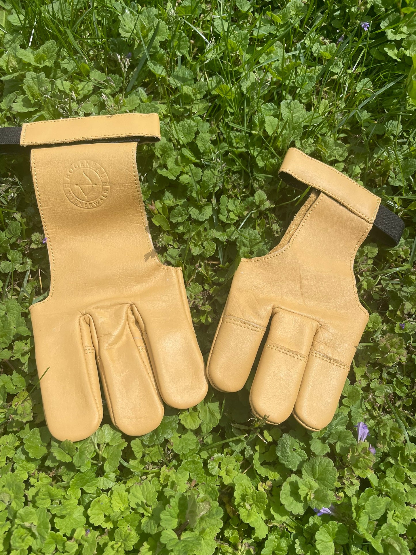 Schießhandschuh aus feinem Rehleder
