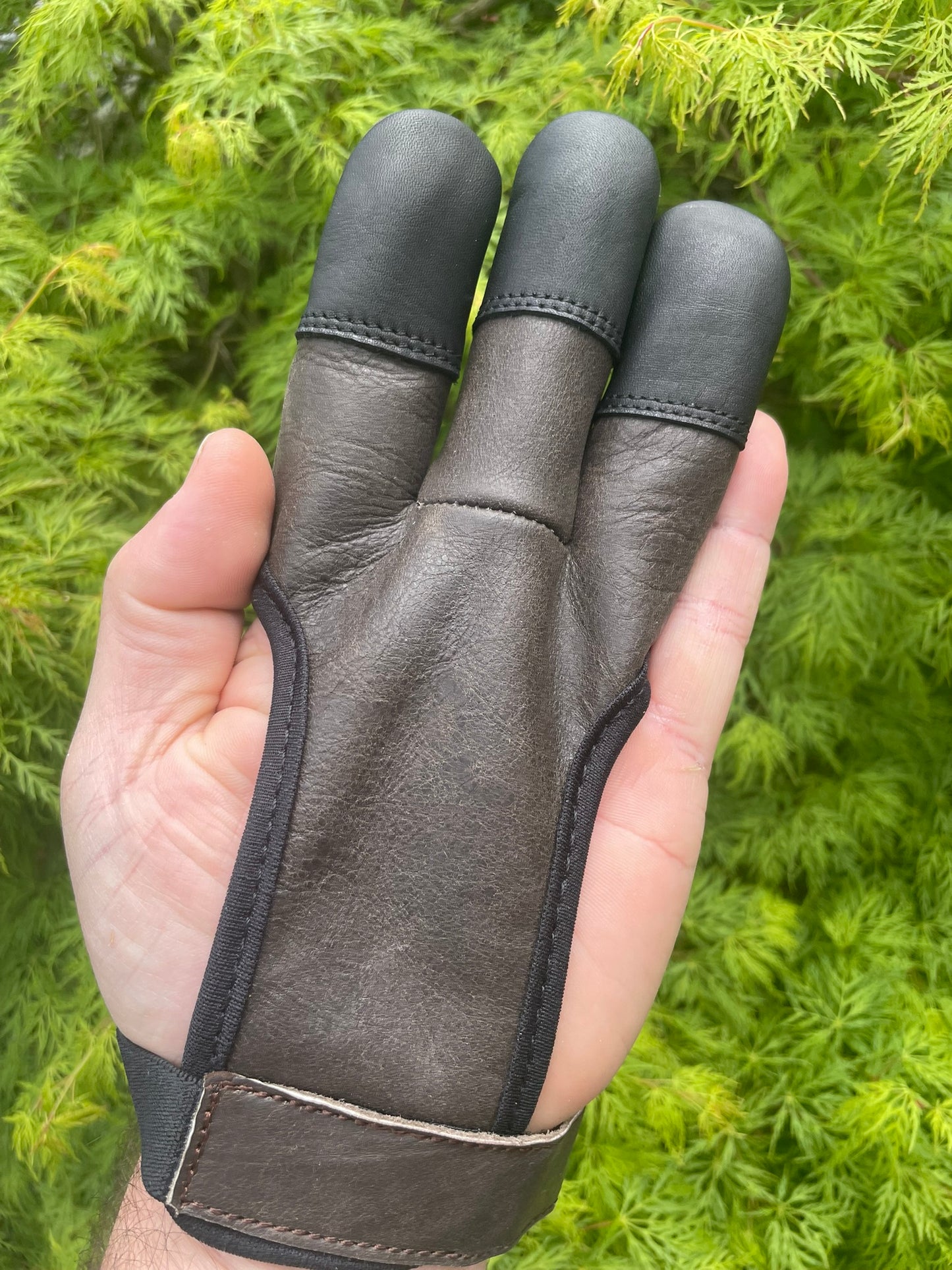 Schießhandschuh aus hochwertigem Rindsleder