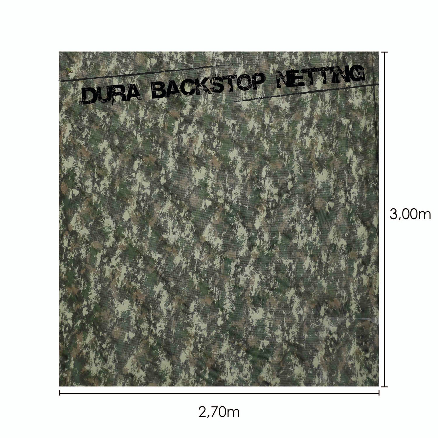 Dura Pfeilfangnetz Camouflage - 2,70m x 3,0m