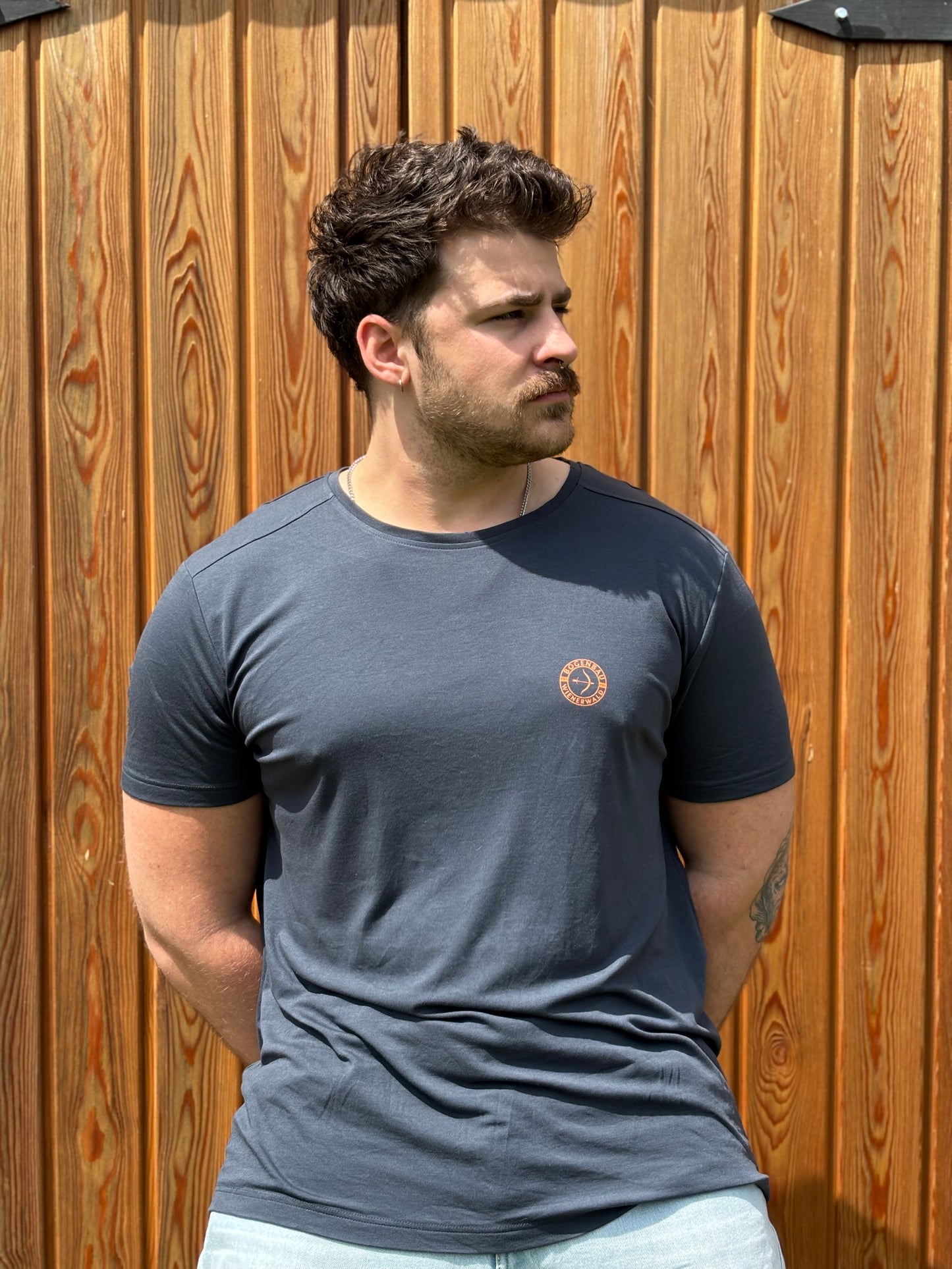 Wood Fashion Herren Rundhals-Shirt