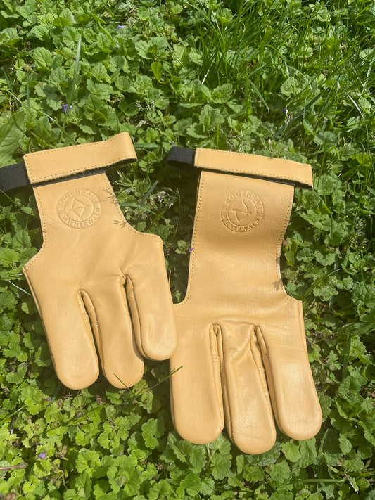 Schießhandschuh aus feinem Rehleder