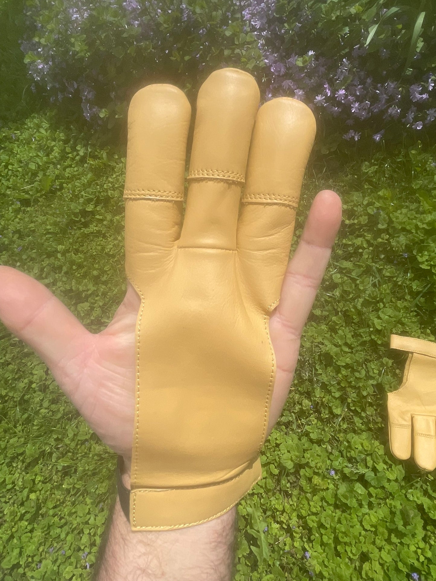 Schießhandschuh aus feinem Rehleder